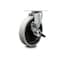 Service Caster 5 Inch Thermoplastic Rubber Wheel Top Plate Swivel Caster with Brake SCC SCC-05S510-TPRS-SLB - alternate 2